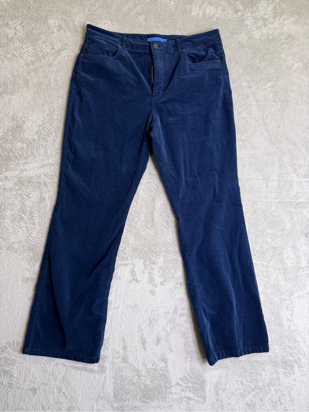 J. McLaughlin Deep Navy Corduroy Trousers 14